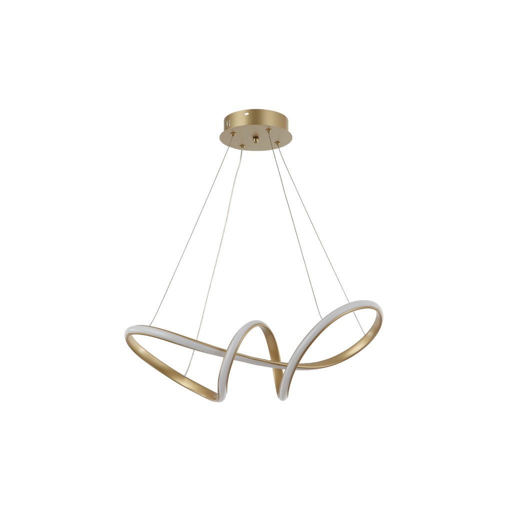 Lustre Pendente 35w 3 em 1 Led Day 3000k/6500k Dourado Avant - Home & Living