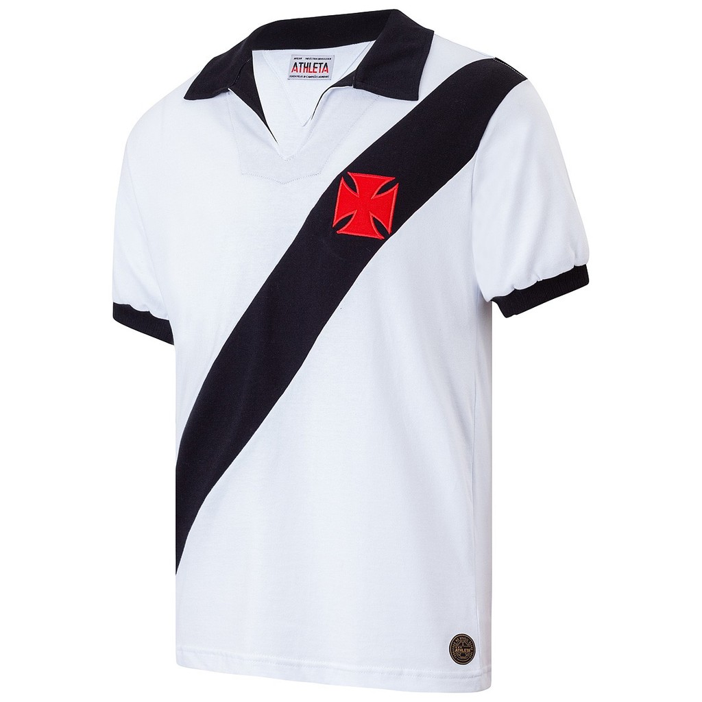 Camisa Vasco Retrô 1960 Branca Masculina Oficial em Oferta na Shopee
