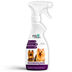 Desembaraçador de Pelos Embaraçados Spray para Cachorro e Gato Pet Clean 500 ml