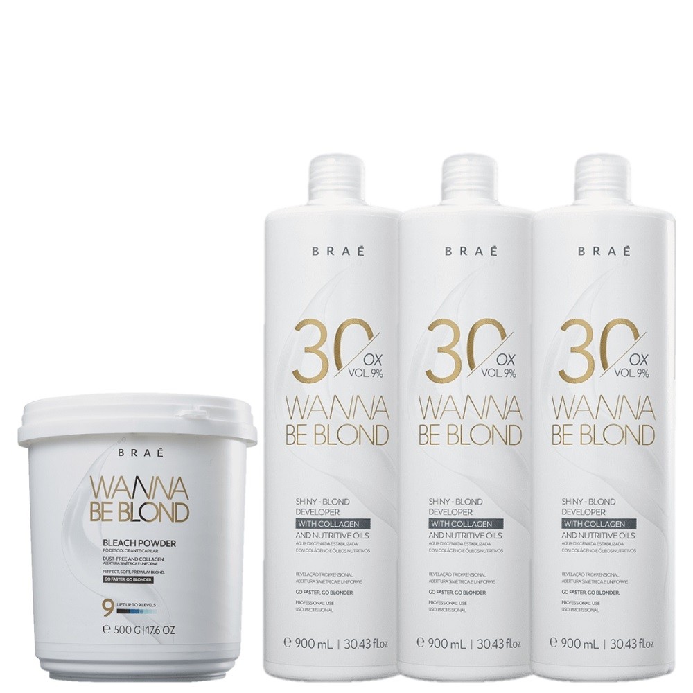 Kit BRAE Wanna Be Blond Color (4 Produtos)