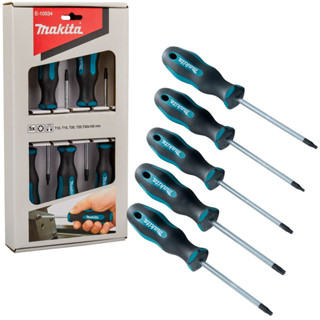 Conjunto Chave Manual Torx Ponta Magnética MAKITA E-10534 kit com 5 peças em Oferta na Shopee