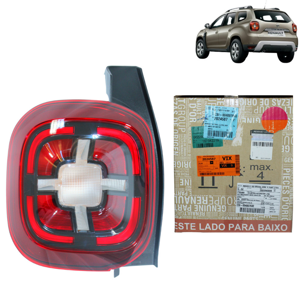 Lanterna traseira lado esquerdo Renault Duster em Oferta na Shopee