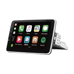 Central Multimidia 10 Pol Android 2Gb Ram 32Gb Flash Quad-core H-Tech HT9300CA 2 Din Gps Wifi Tela Rotativa Fundo 1 Din