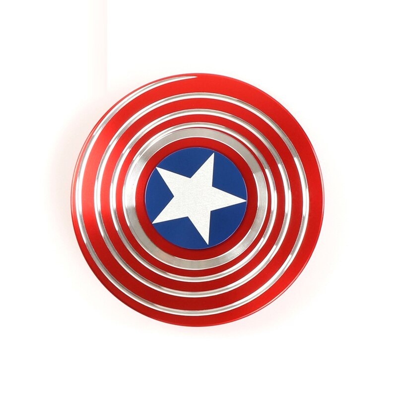 Hand Spinner  escudo Capitão Brinquedo Anti-Esstress Descompressão América
