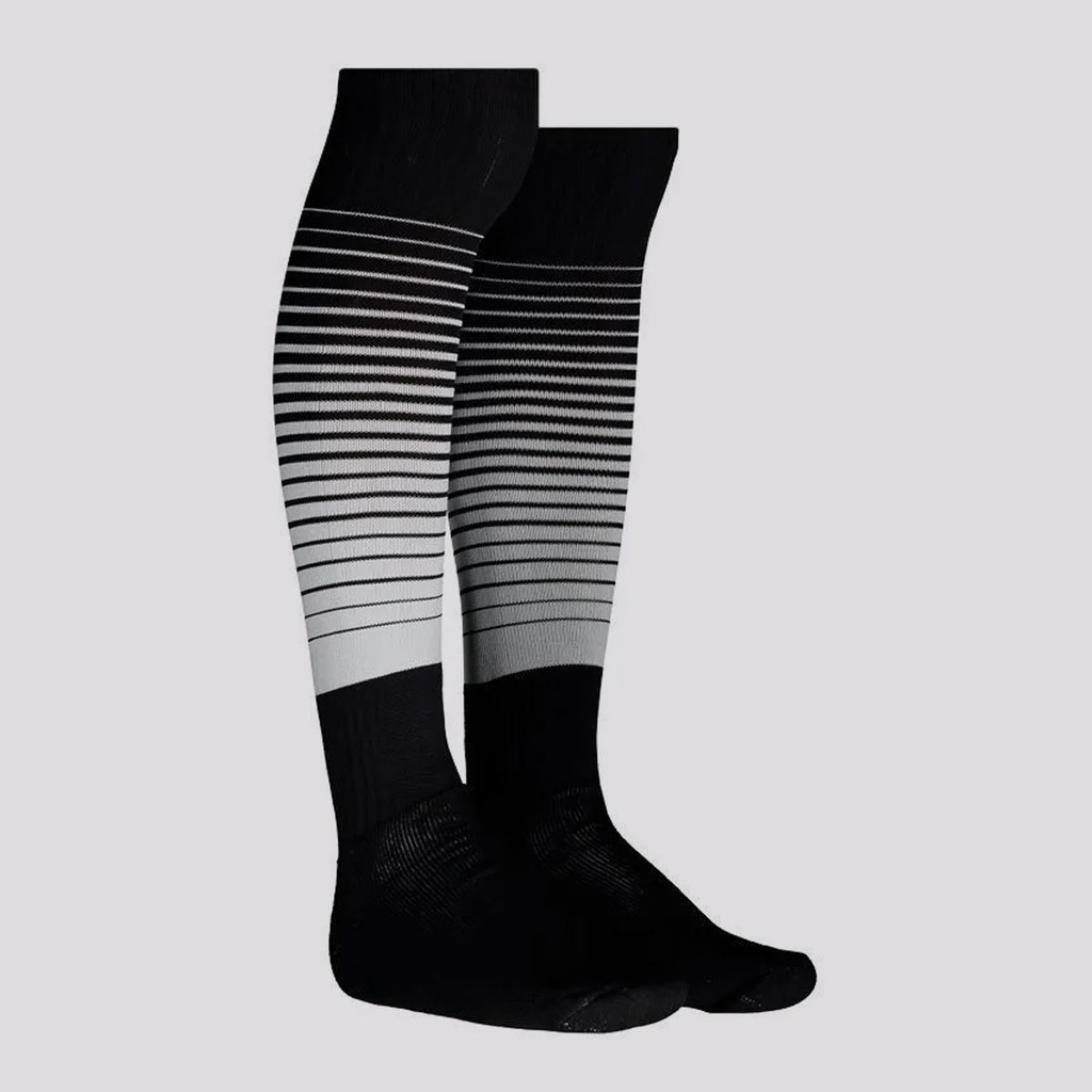 Meião Kanxa Profissional Degrade Preto e Branco em Oferta na Shopee