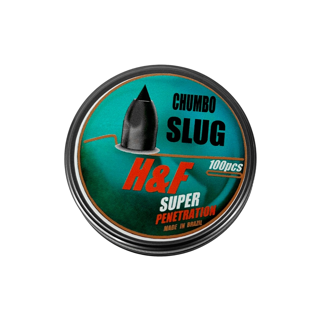 Chumbinho Slug Super Penetration 5.5mm 20.60gr 100un - H&F
