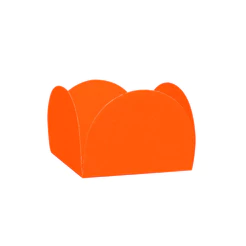 Porta Forminha - Laranja - 3,5x3,5x2,5cm - 50 unidades - Regina - Rizzo