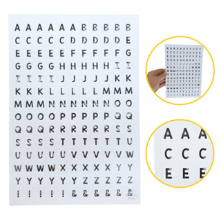 Kit Adesivo Scrapbook Alfabeto Preto Mármore Artesanato em Oferta na Shopee