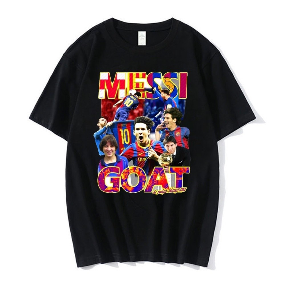 Camiseta Basica Camisa Lionel Messi Alien Barcelona Goat Moda Unissex-MAYC. ref007 Ds