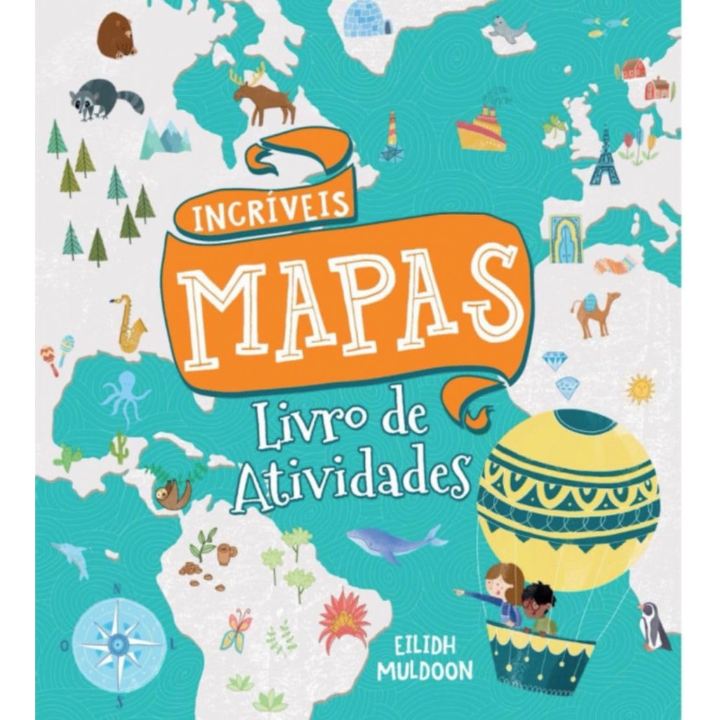Livro de Atividades | Incríveis Mapas | Formato Menor em Oferta na Shopee