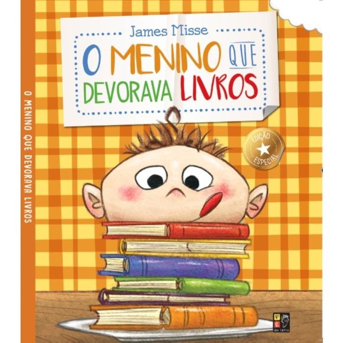 Livro O Menino que Devorava Livros - Cartonado - Pé da Letra