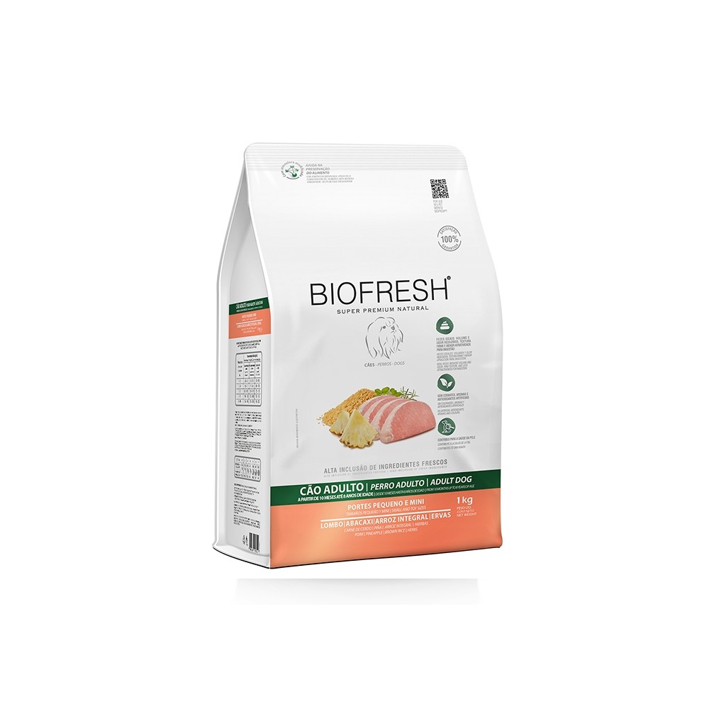 Biofresh Sp Adulto Peq/Mini 1Kg Lombo
