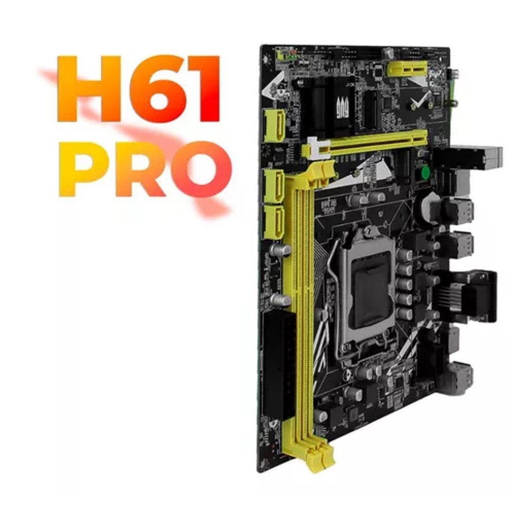 Placa Mãe H61 Pro Ddr3 Micro-atx Lga1155/intel I3 I5 I I7