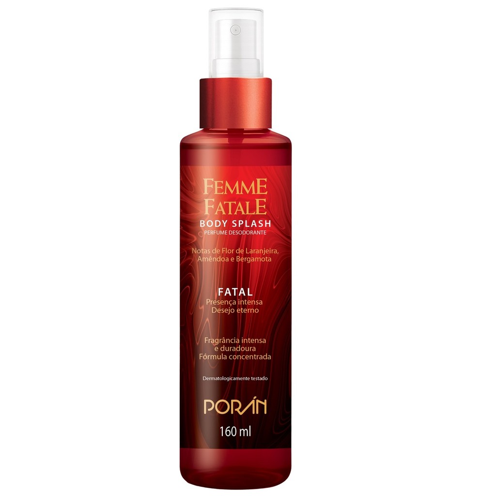 Body Splash Femme Fatale Fatal 160ML em Oferta na Shopee
