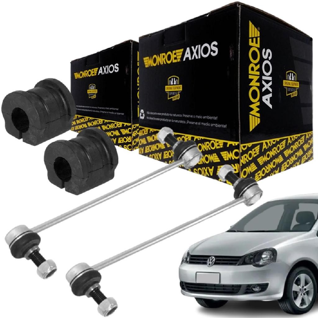 Par Bucha da Barra Estabilizadora + Par Bieleta Fox Gol Polo em Oferta na Shopee