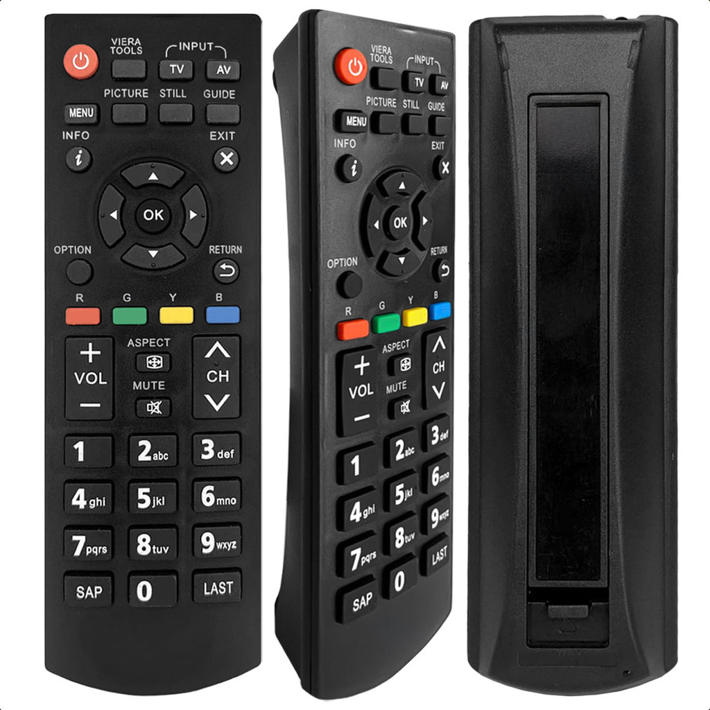 Controle Remoto Compativel Com Tv Panasonic Viera Tools TC-L39EL6B Com Pilhas