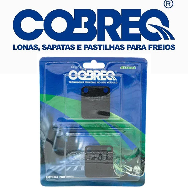 Pastilha De Freio dianteiro N906 Honda CBX 200, Strada CG Titan 125 ES CG Titan 150 ESD 2004 a 2008 – Cobreq N-906 em Oferta na Shopee