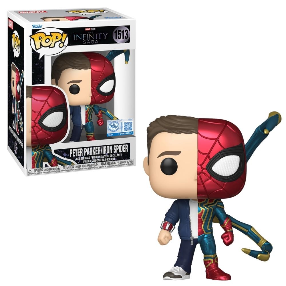 Boneco Funko Pop! Marvel Splits - Homem-Aranha/Peter em Oferta na Shopee