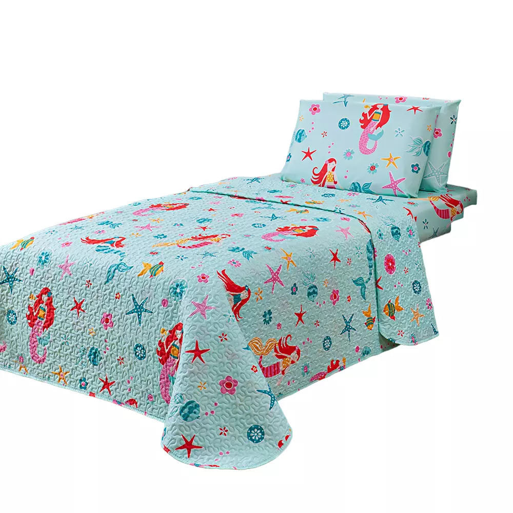 Jogo de Cama Infantil Cazza Poliéster Menina 2 Peças - Item Sortido - Mom & Baby