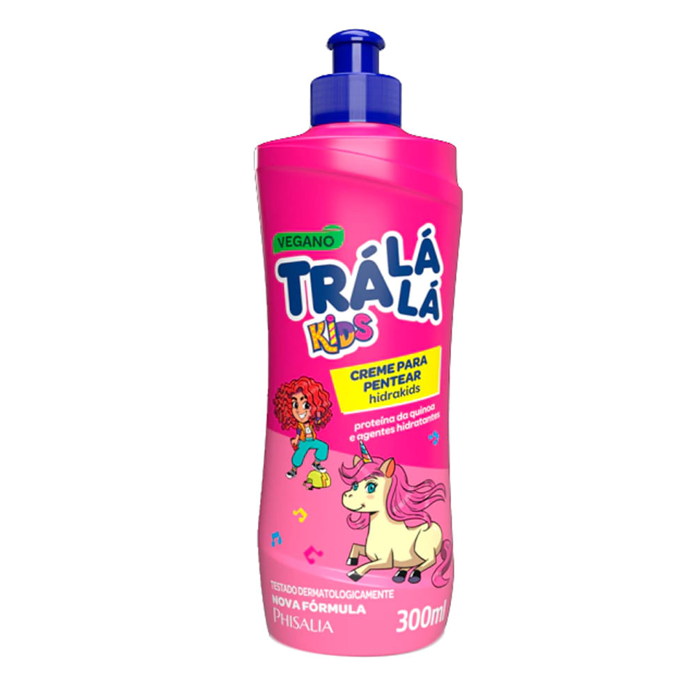 Creme de Pentear Trá Lá Lá Kids Hidrakids Vegano 300ml - Mom & Baby