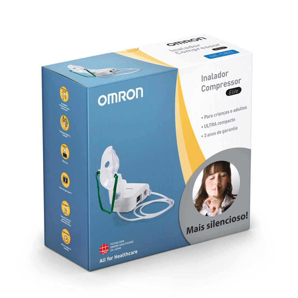Inalador Compressor Omron Elite NE-C803 1 Unidade - Health