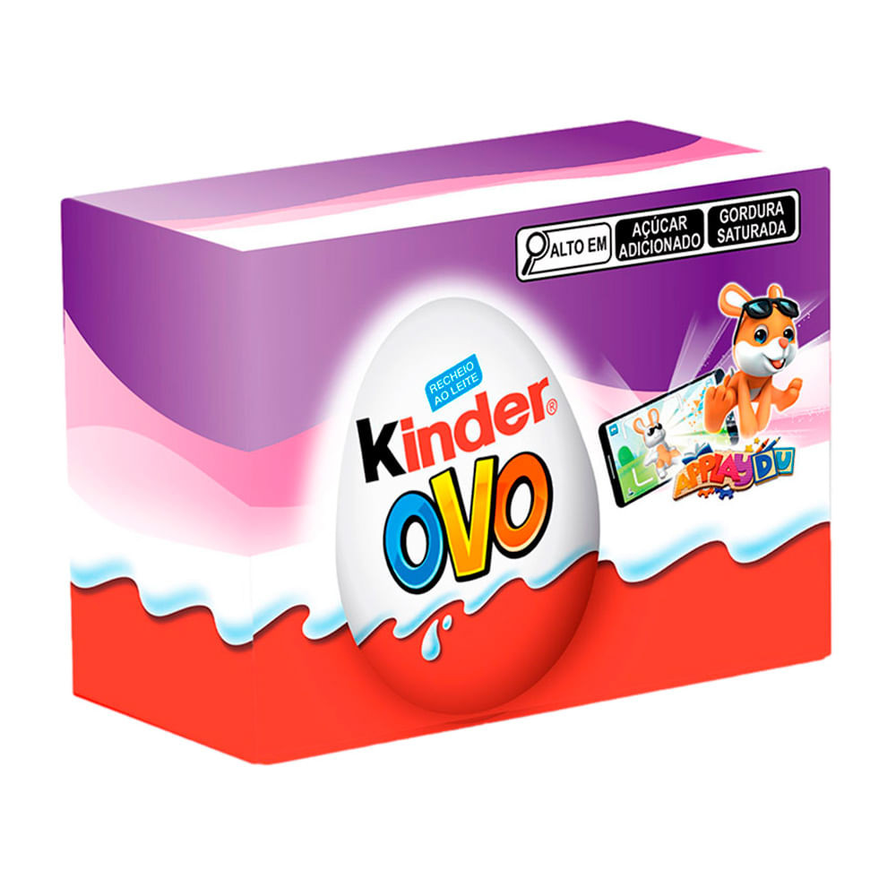 Kinder Ovo Roxo 2 Unidades de 40g Cada - Food & Beverages
