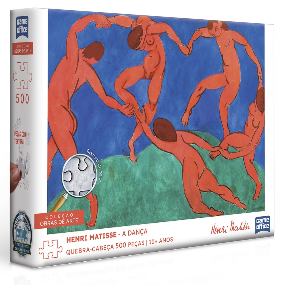 QUEBRA CABEÇA A DANÇA HENRI MATISSE 500 PEÇAS TOYSTER PUZZLE OBRA ARTE PINTOR QUADRO HUMANO RODA em Oferta na Shopee