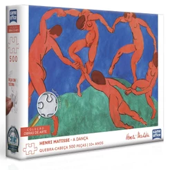 QUEBRA CABEÇA A DANÇA HENRI MATISSE 500 PEÇAS TOYSTER PUZZLE OBRA ARTE PINTOR QUADRO HUMANO RODA