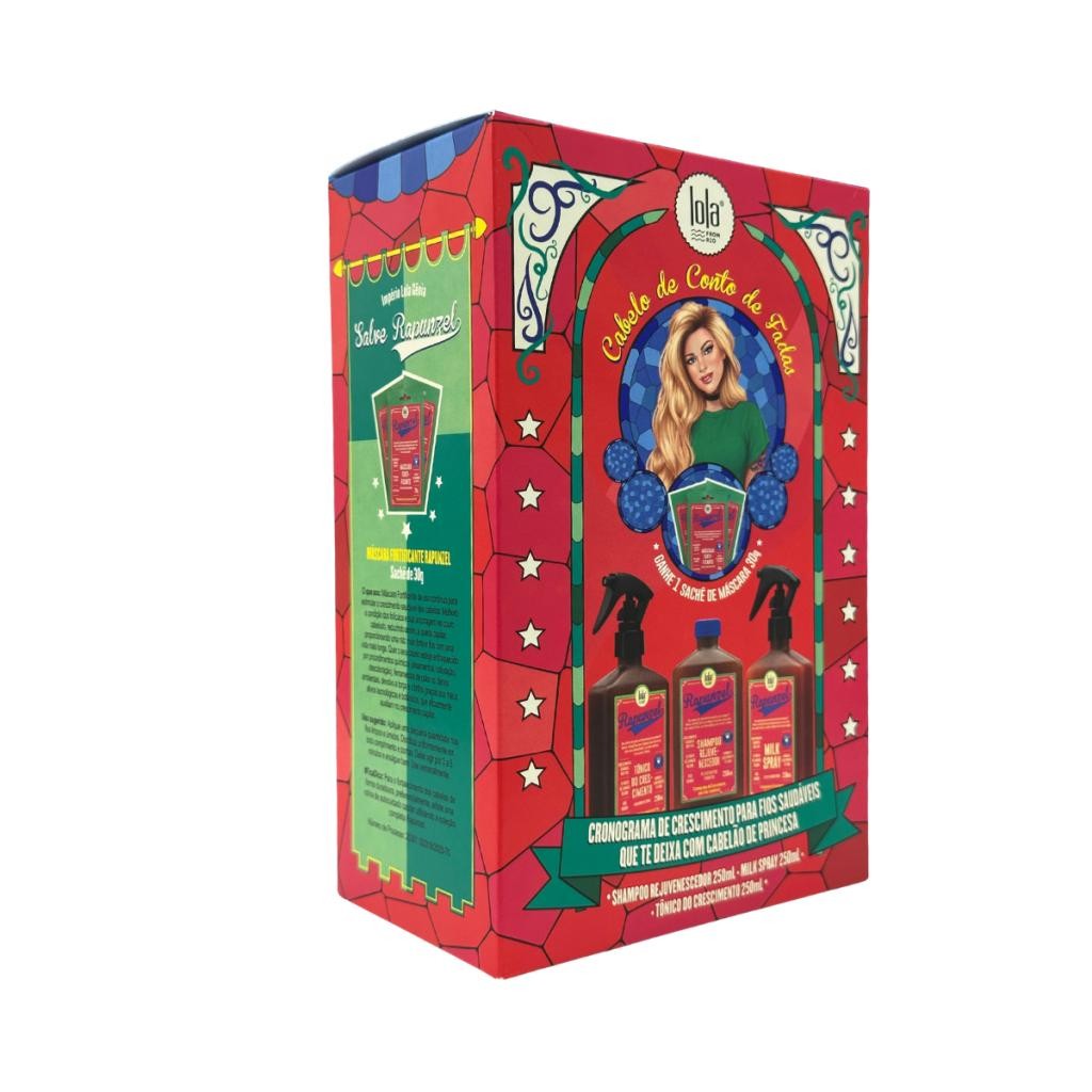 Kit Rapunzel Box Lola Cosmetics em Oferta na Shopee