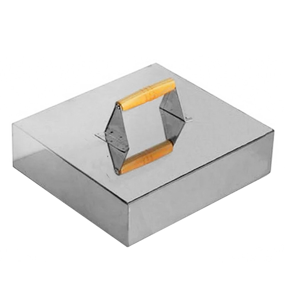 Abafador Tampa Inox 20x20 Prensa Defuma Lanche E Churrasco