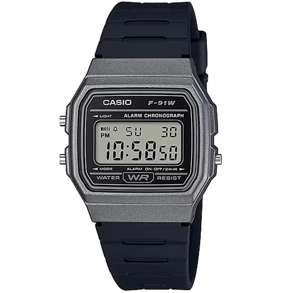 Relógio Casio Unissex Digital F-91WM-1BDF