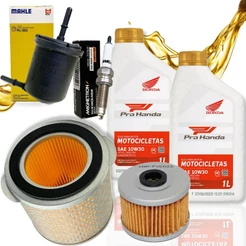 Kit Revisão Xre 300 2016-2022 / Xre Sahara 300 Óleo Honda 10w30 Filtros e Vela Iridium