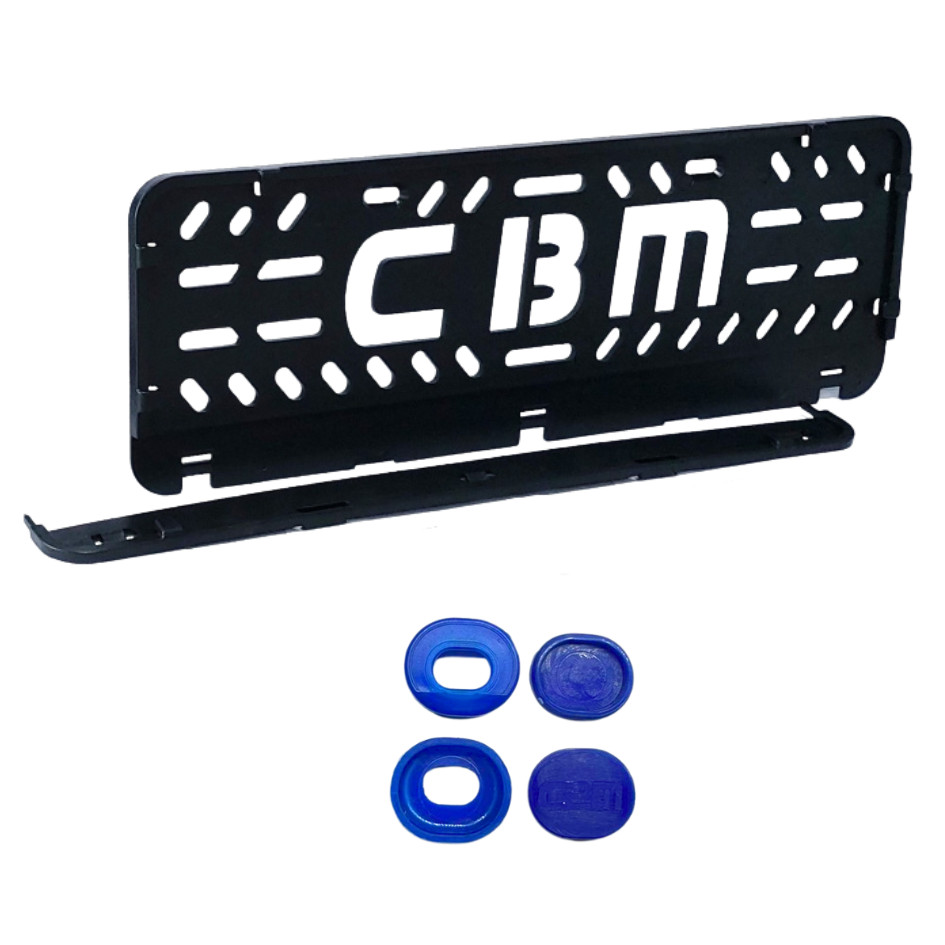 Suporte Protetor Placa Carro Mercosul Antifurto CBM Plástico em Oferta na Shopee
