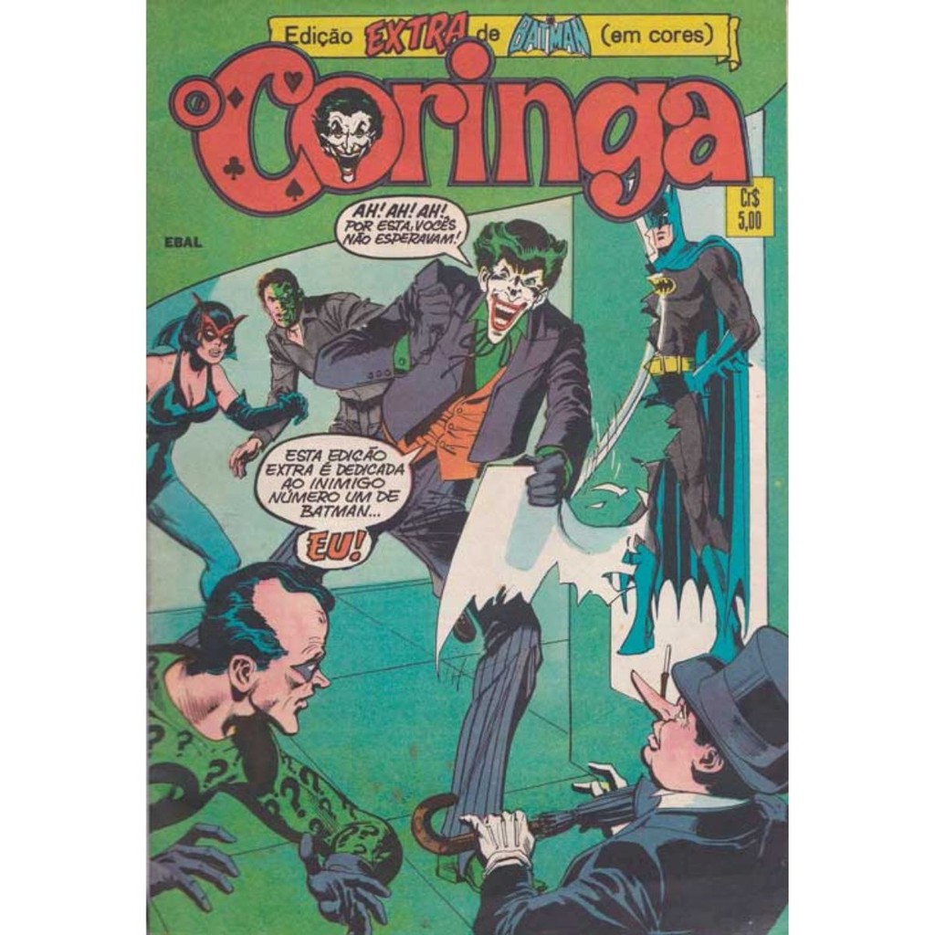 Gibi Coringa: Edição Extra de Batman o Coringa (em cores) Edição Colecionador