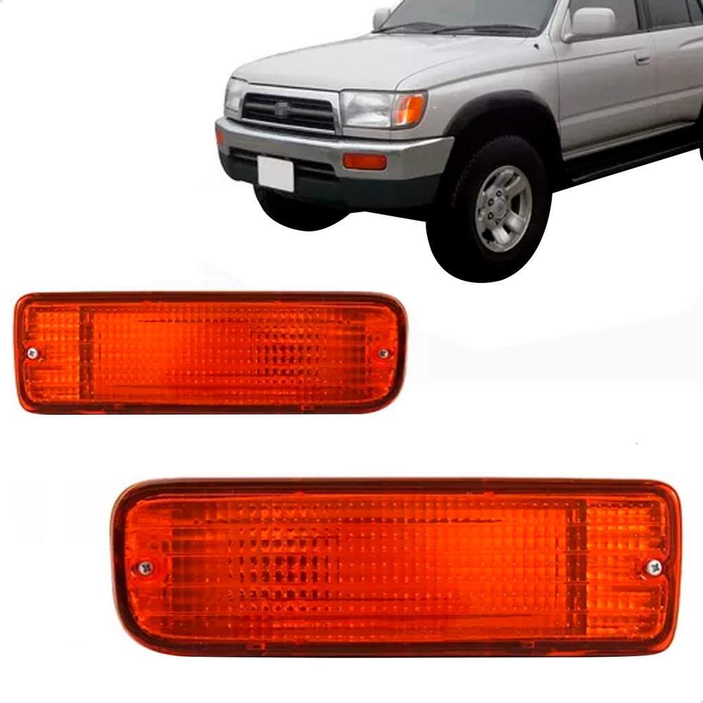 Par Pisca Parachoque Dianteiro Hilux Sw4 96 97 98 Ambar