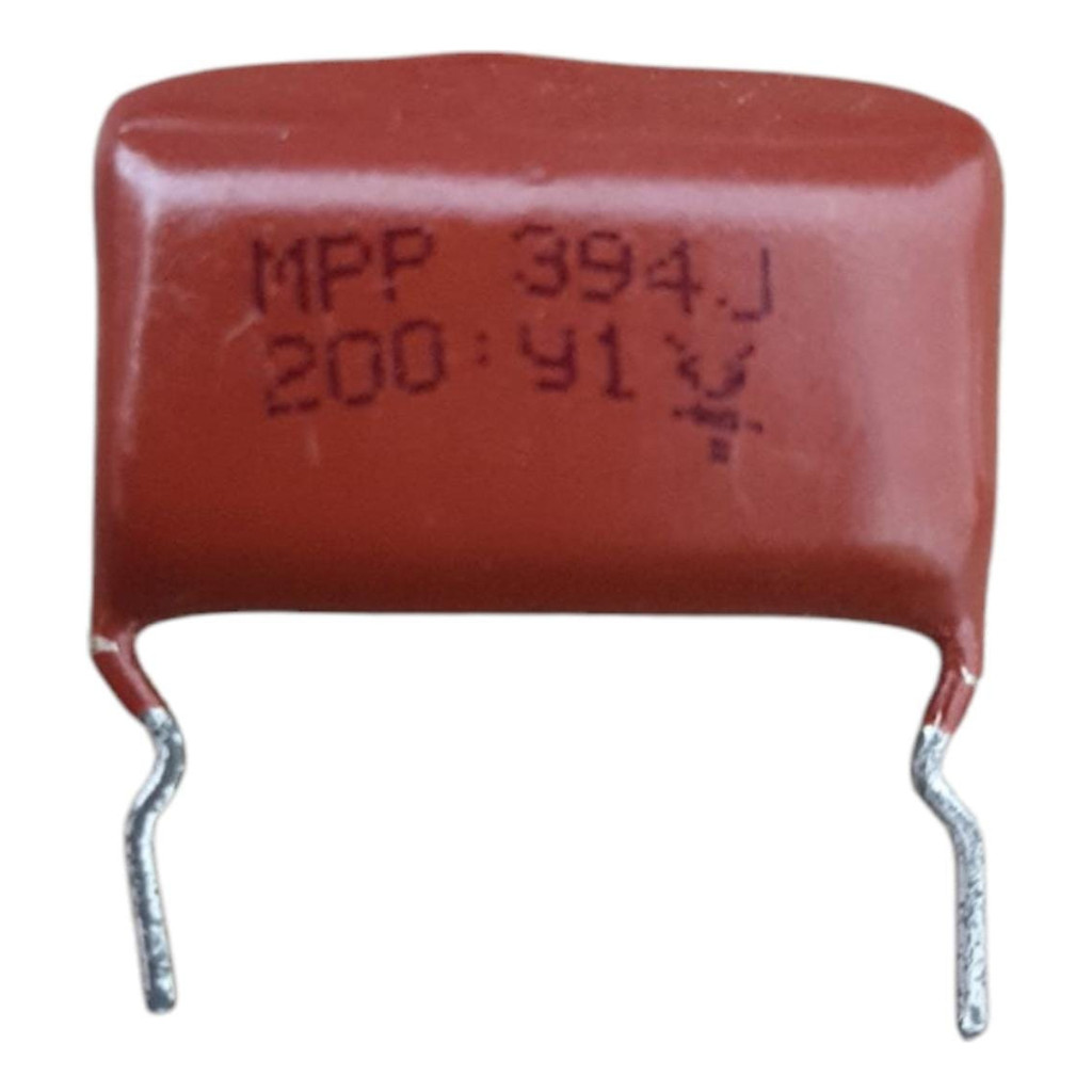 Kit 10 Pçs Capacitor Poliéster Metalizado Mpp 394j 200 Y1y