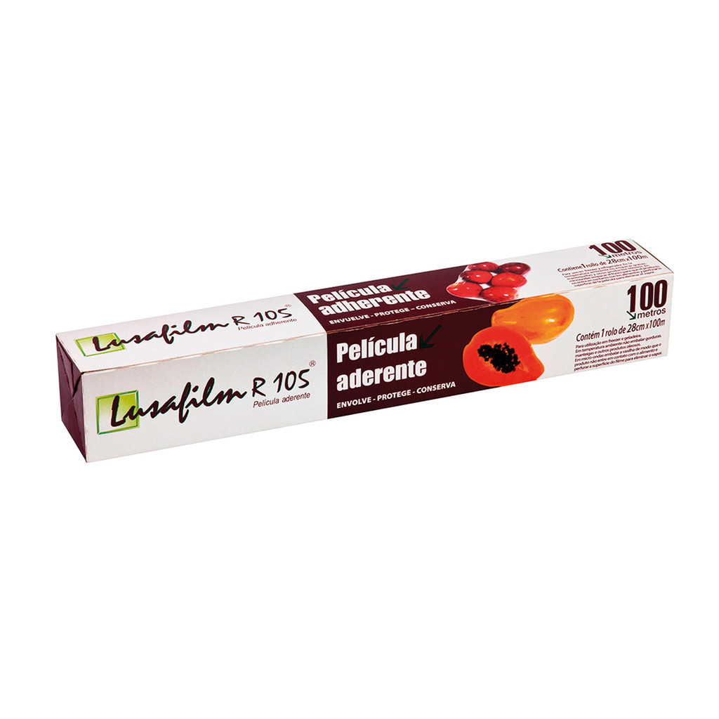 KIT 06 UN Bobina Filme PVC LUSAFILM R105 28cm x 100 metros