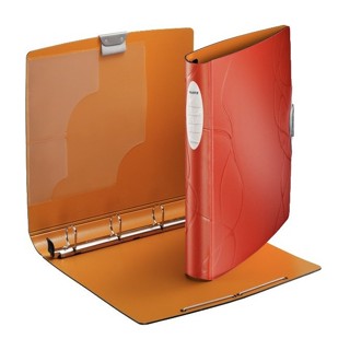 Pasta Fichário Leitz Flash Nature A4 280 fls Softclick Vermelho-Ocre Perolizado 63935 em Oferta na Shopee