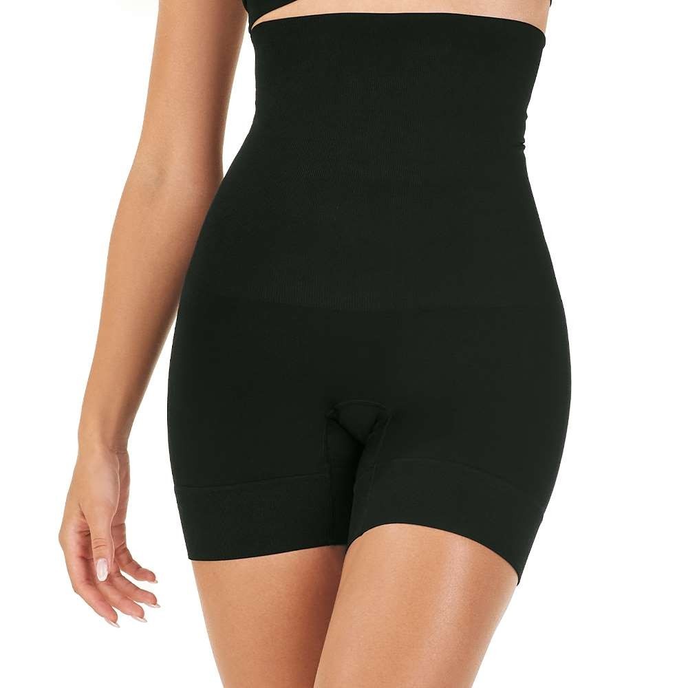 Bermuda Modeladora Alta Sem Costura Preta