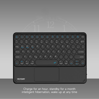 Teclado Bluetooth   Chave Redonda Sem Fio Com Touch Para Celular/Tablet/Laptop em Oferta na Shopee