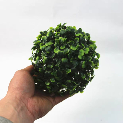 Bolinha Buchinho Artificial Decorativa 13cm Bola Grama Planta Artificial Decoração Festa Aniversário