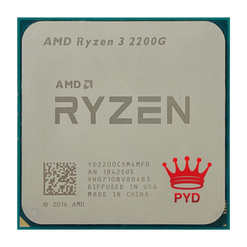 Processador AMD Ryzen 3 2200G R3 2200G 3.5 GHz Quad-Core Thread CPU YD2200C5M4MFB Soquete AM4