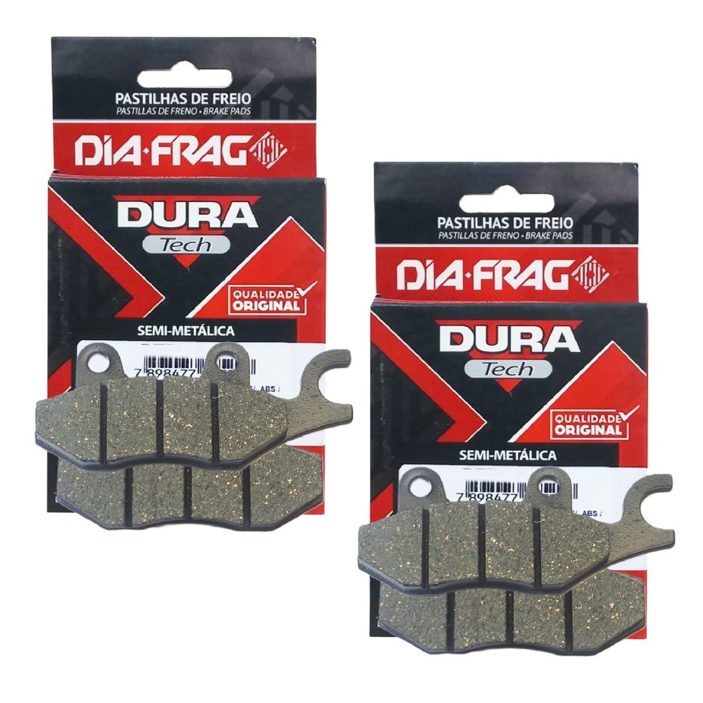 Kit Pastilhas de Freio P/ Kawasaki Ninja 250 / Ninja 300 / Z 300 Diafrag em Oferta na Shopee
