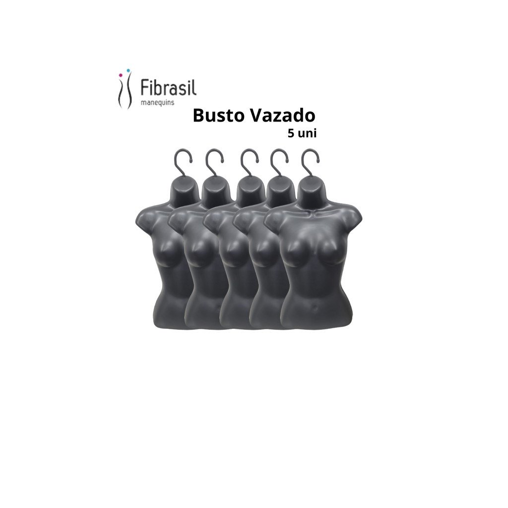 Busto Silhueta Vazado Giratório 5 Unidades em Oferta na Shopee