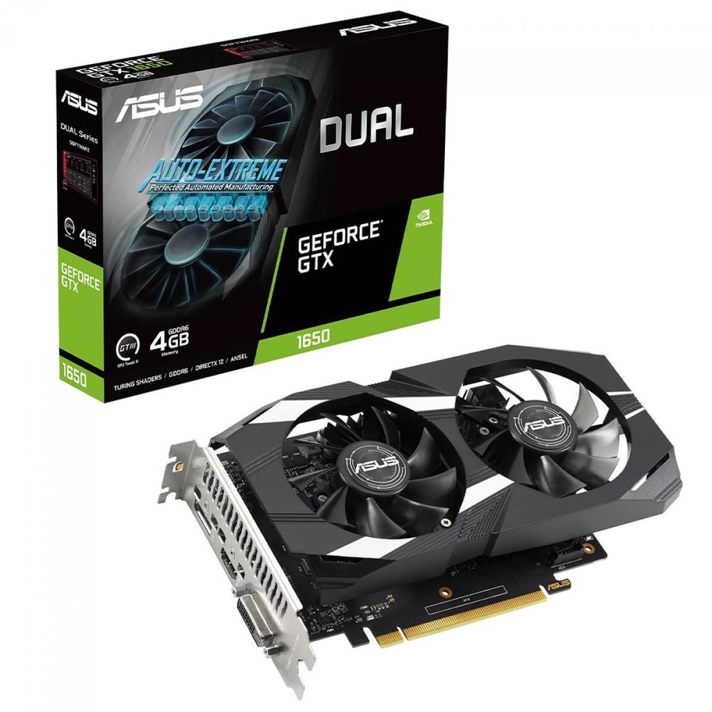 Placa de Vídeo Asus GeForce GTX 1650 EVO 2X 4GB GDDR6 128Bit