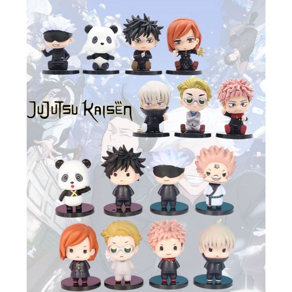 Boneco Jujutsu Kaisen Figure de Ação Bonecos de Ação  Decoração Anime Miniatura Action Figure Megumi Fushiguro /Kugisaki