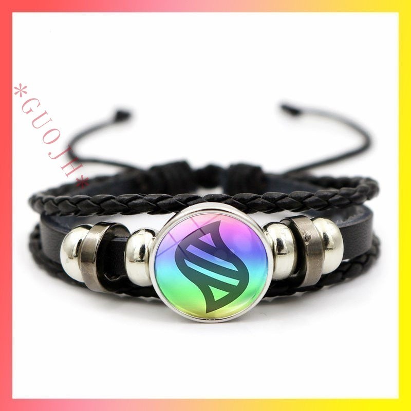 GUOJH Pulseira De Couro Pokémon Masculina E Feminina Tempo Gem Pikachu Joias À Mão em Oferta na Shopee