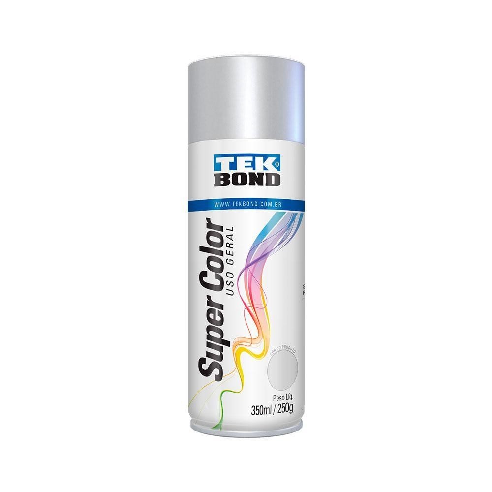 Tinta spray alumínio para uso geral 350 ml – TekBond