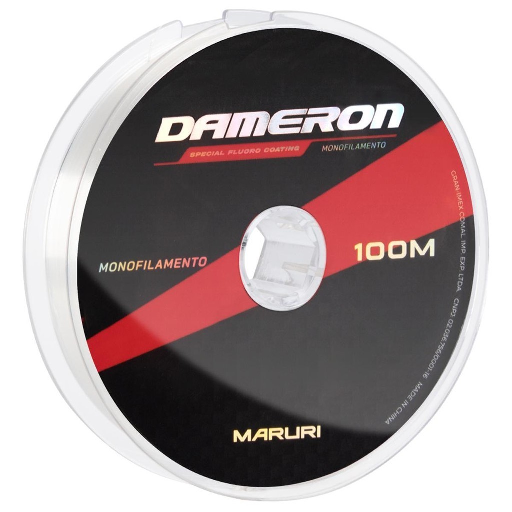 Linha de Pesca Monofilamento Dameron Carbon 100mts – Maruri em Oferta na Shopee
