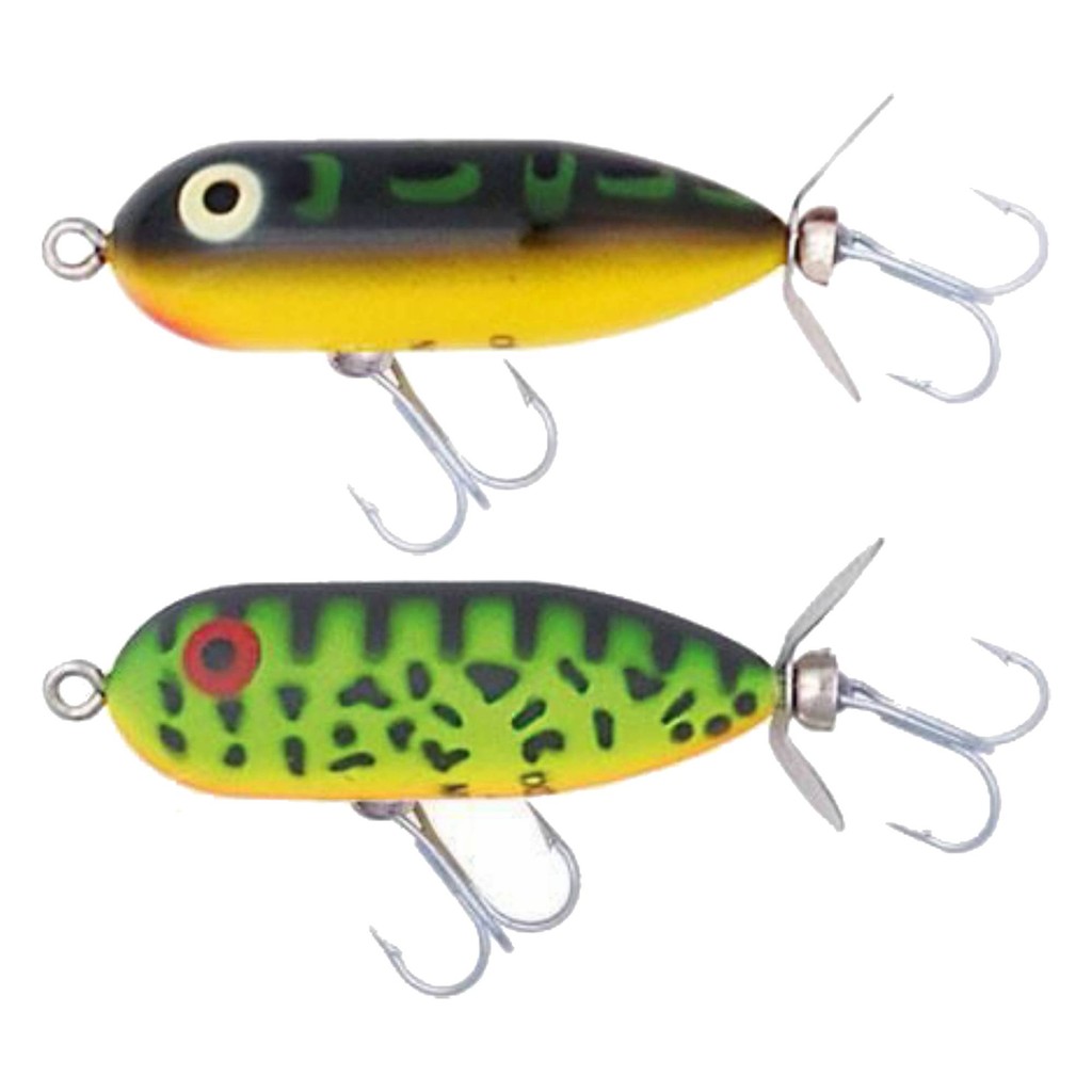 Kit 2 Isca Artificial Heddon Baby Torpedo Cores BF e GRA